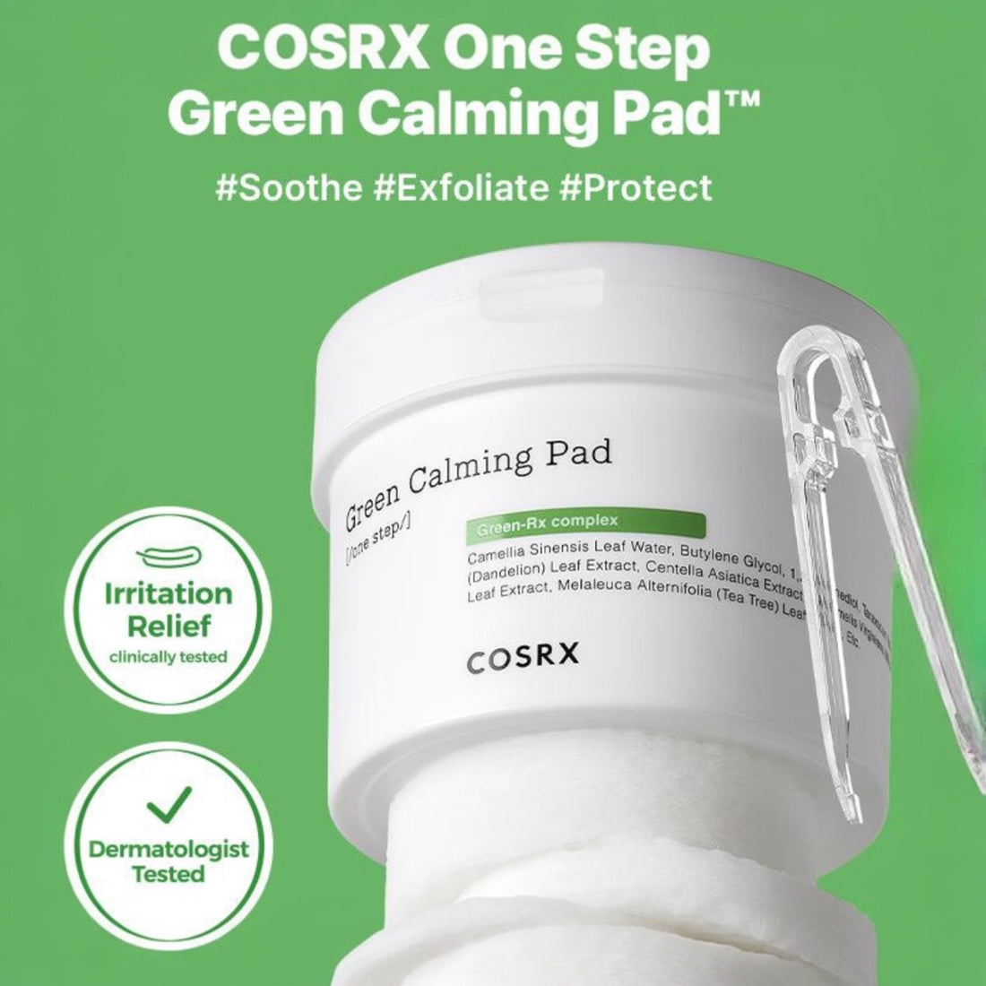 COSRX - One Step Green Hero Calming Pad